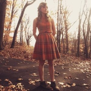 Vintage two piece wool set